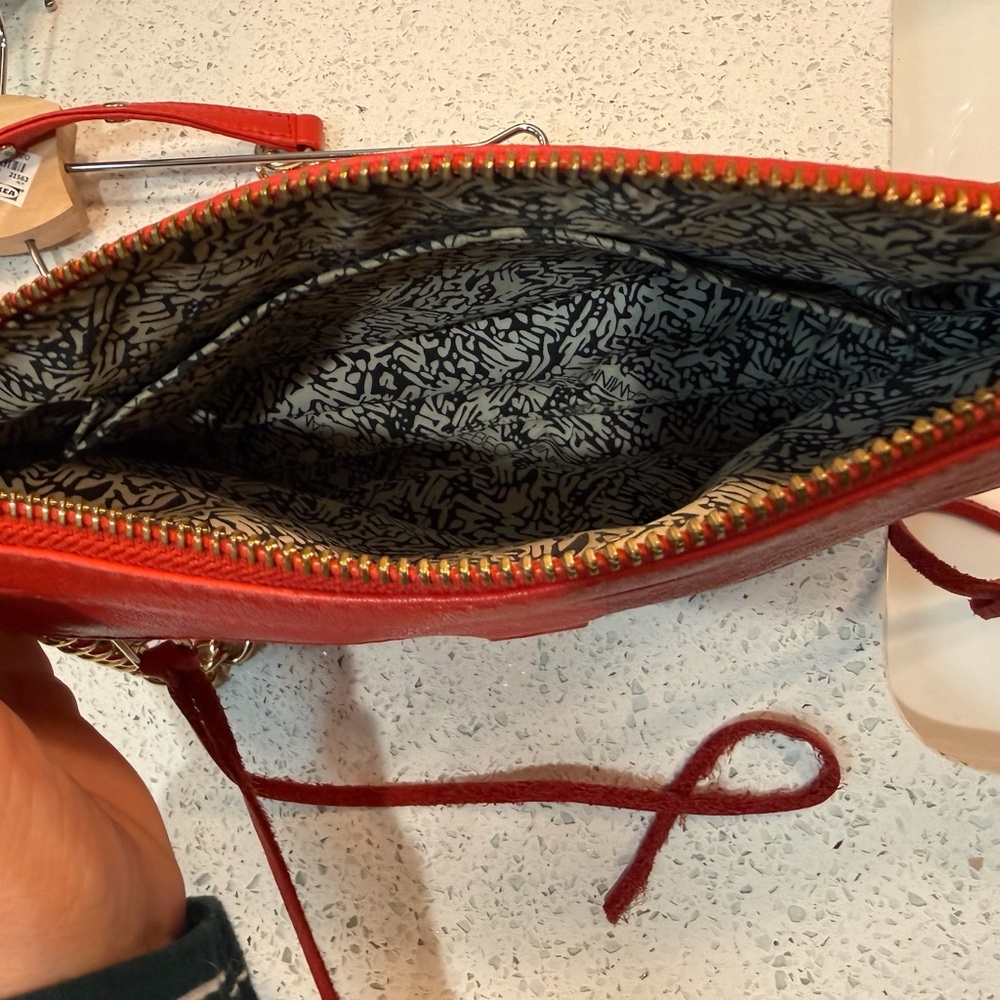 Rebecca Minkoff Mini M.A.C. Red Crossbody with Gold Hardware - Picture 8 of 8